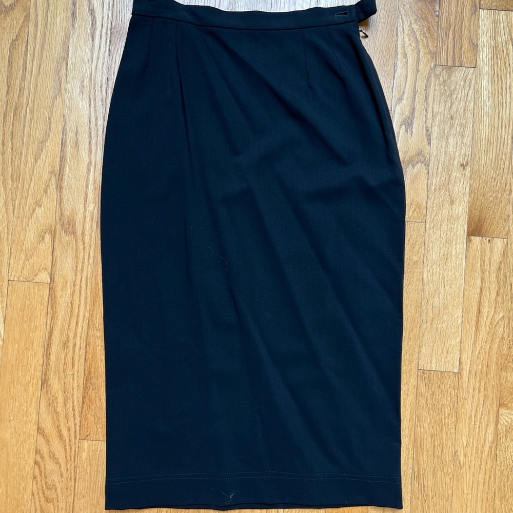 DOLCE & GABBANA Black Pencil Skirt
